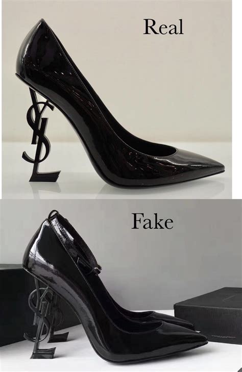 fake ysl heels vs real|YSL shoes false.